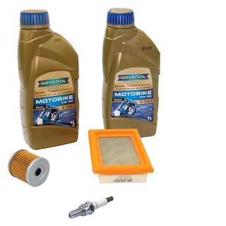 Maintenance Set oil 2L air filter + oil filter + spark plug