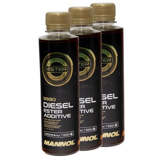 Diesel Ester Additive 9930 MANNOL 3 X 250 ml Verschleischutz Reiniger