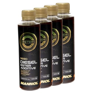 Diesel Ester Additive 9930 MANNOL 4 X 250 ml Wearprotection Cleaner