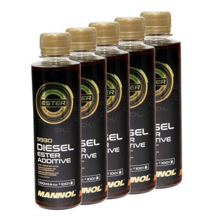 Diesel Ester Additive 9930 MANNOL 5 X 250 ml Wearprotection Cleaner