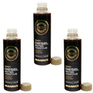 Diesel Ester Additive 9930 MANNOL 3 X 100 ml Wearprotection Cleaner