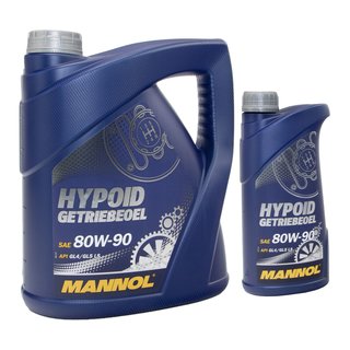 MANNOL Gearoil Hypoid 80W-90 5 Liters buy online by MVH Shop, 22,95 €