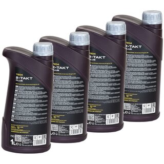 Engineoil mixture oil 2 stroke Plus MANNOL API TC 4 X 1 liters