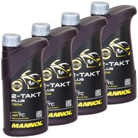 Engineoil mixture oil 2 stroke Plus MANNOL API TC 4 X 1...