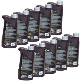 Engineoil mixture oil 2 stroke Plus MANNOL API TC 10 X 1 liters