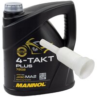 Motoröl MANNOL 4-Takt Plus API SL SAE 10W-40...