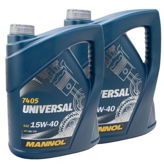 Engineoil Engine oil MANNOL 15W-40 Universal API SN/CH-4 2 X 5 liters