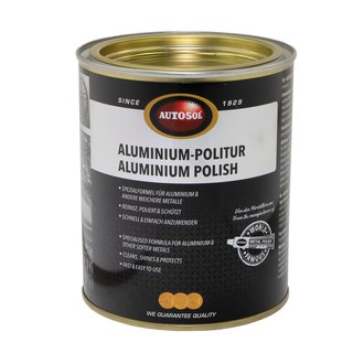 Aluminium Metal Politur Autosol 01 001831 750 ml Dose + Mikrofaser Poliertuch
