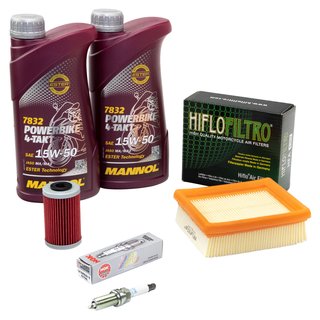 Maintenance Set oil 2L air filter + oil filter + spark plugs