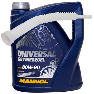 Gearoil Gear Oil MANNOL Universal 80W-90 API GL 4 4 liters with spout