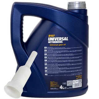 Gearoil Gear Oil MANNOL Universal 80W-90 API GL 4 4 liters with spout