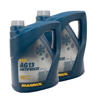 Khlerfrostschutz Konzentrat MANNOL AG13 -40C 2 X 5 Liter grn