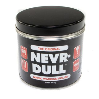 Nevr Dull polishing cotton + 75 ml Stainless steel polish Metal polish Autosol + Polishcloth