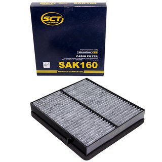 Cabin filter SCT SAK157 + cleaner air conditioning 520 ml MANNOL