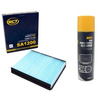Cabin filter SCT SA1200 + cleaner air conditioning 520 ml...