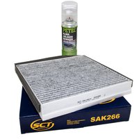 Cabin filter SCT SAK266 + cleaner air conditioning PETEC