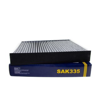 Innenraumfilter SAK335 + Klimaanlagen Reiniger 500 ml PETEC
