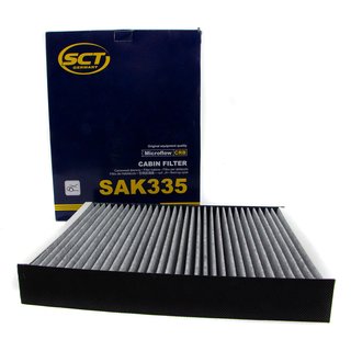 Cabin filter SCT SAK335 + cleaner air conditioning PETEC