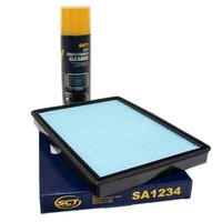 Cabin filter SCT SA1234 + cleaner air conditioning 520 ml...