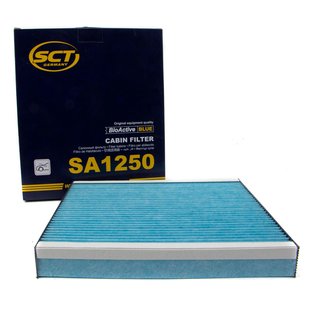 Cabin filter SCT SA1250 + cleaner air conditioning PETEC