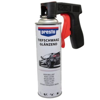 Rimspray Black Gloss Rimblack Rally Spray Paintspray Presto 428948 500 ml with Pistolgrip