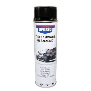 Rimspray Black Gloss Rimblack Rally Spray Paintspray Presto 428948 500 ml with Pistolgrip