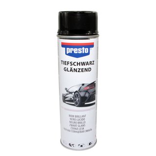 Felgenspray schwarz glanz Lack Spray Presto 428948 3 X 500 ml mit Pistolengriff