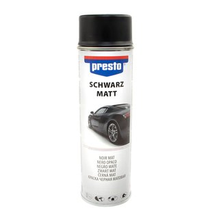 Rimspray black matte paint spray Presto 428955 6 X 500 ml with pistolgrip