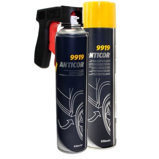 Underbodyprotection Anticor Spray 9919 MANNOL 2 X 650 ml with pistolgrip