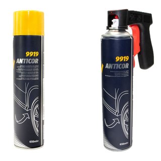 Unterbodenschutz Anticor Spray 9919 MANNOL 2 X 650 ml mit Pistolengriff