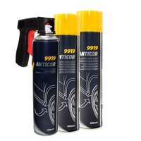Unterbodenschutz Anticor Spray 9919 MANNOL 3 X 650 ml mit...