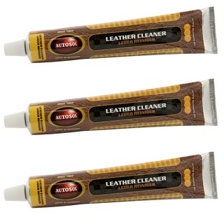 Leather cleaner Autosol 01 001040 3 X 75 ml tube