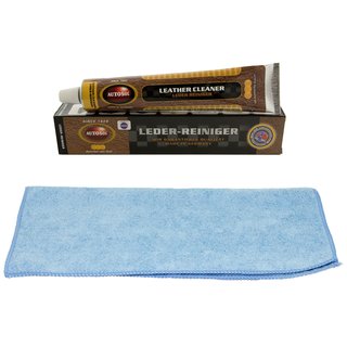 Leather cleaner Autosol 01 001040 75 ml tube + Microfibercloth