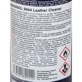 Leather Cleaner Leathercleaner Protection MANNOL 9944 10 X 450 ml