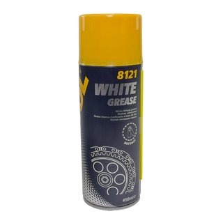 Chain Spray White Grease Spray Mannol 8121 3 X 450 ml with pistolgrip