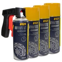 Chain Spray White Grease Spray Mannol 8121 4 X 450 ml...