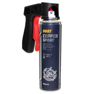 Copper Paste Spray Cooper Spray MANNOL 9887 250 ml with pistolgrip