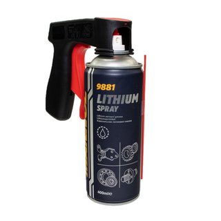 Lithium Spray Lithiumfett MANNOL 9881 400 ml mit Pistolengriff