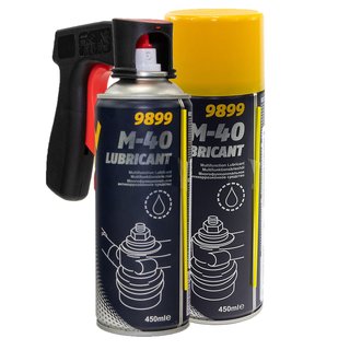 Rust Remover M-40 Mannol 9899 Universal Oil 2 X 450 ml with pistolgrip