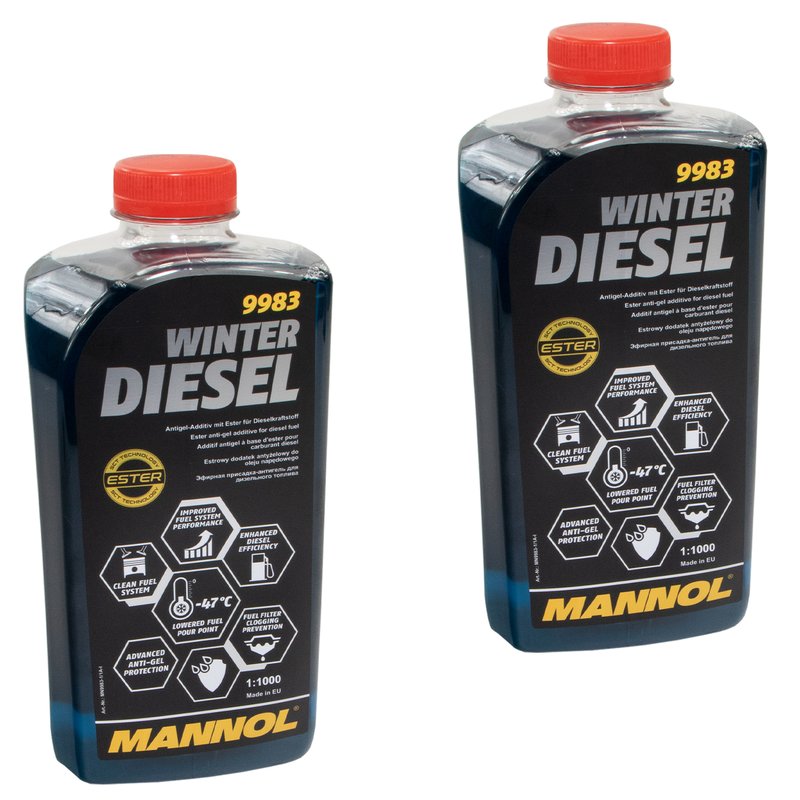 Winter Diesel Kraftstoff Additiv Mannol 9983 2 X 1 Liter im MVH S