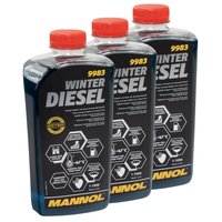 Winter diesel fuel additive flow improver Mannol 9983 3 X...