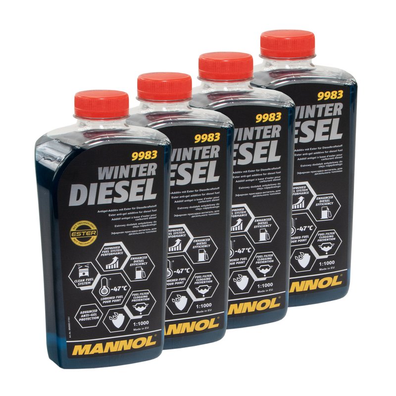 Diesel Additiv, Winterdiesel Zusatz, 500 ml Dose für max. 500