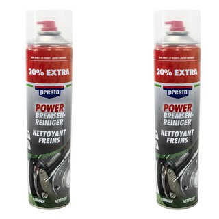 Brake Cleaner Power Parts Cleaner Spray Presto 307287 2 X 600 ml