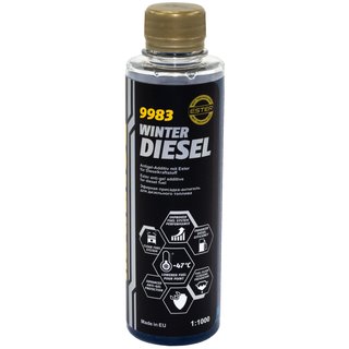 Winter Diesel Kraftstoff Additiv Flieverbesserer Mannol 9983 250 ml
