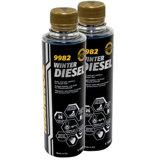 Winter Diesel Kraftstoff Additiv Flieverbesserer Mannol 9983 2 X 250 ml