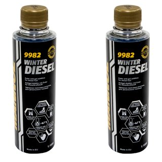 Winter Diesel Kraftstoff Additiv Flieverbesserer Mannol 9983 2 X 250 ml