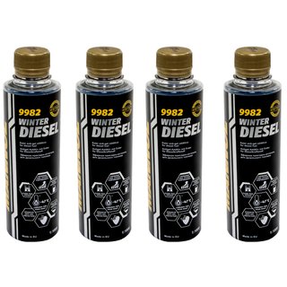 Winter Diesel Kraftstoff Additiv Flieverbesserer Mannol 9983 4 X 250 ml