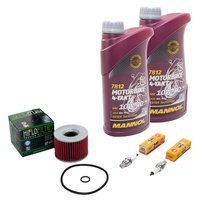 Maintenance Set oil 2L + oil filter + spark plugs