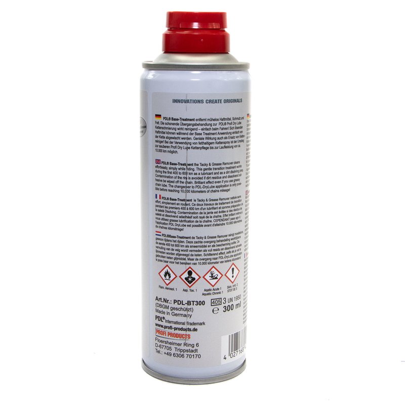 Spray Lubrifiant chaines PDL Profi Dry Lube 400ml