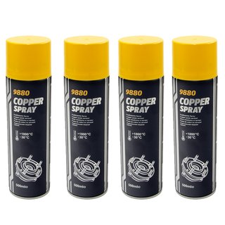 Kupfer Paste Spray Cooper Spray MANNOL 9880 4 X 500 ml